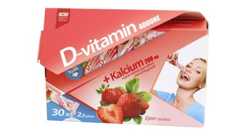 OCSO D vitamin 4000 NE + Kalcium 200 mg  granulátum  30x2,5gr