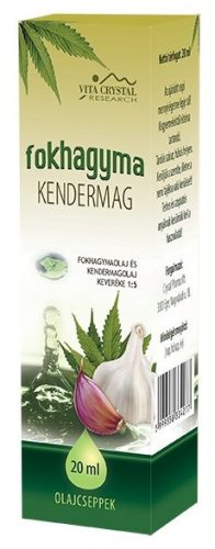 Vita Crystal Fokhagyma olajcsepp - kendermag 20ml