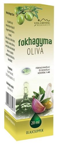 Vita Crystal Fokhagyma olajcsepp - oliva 20ml