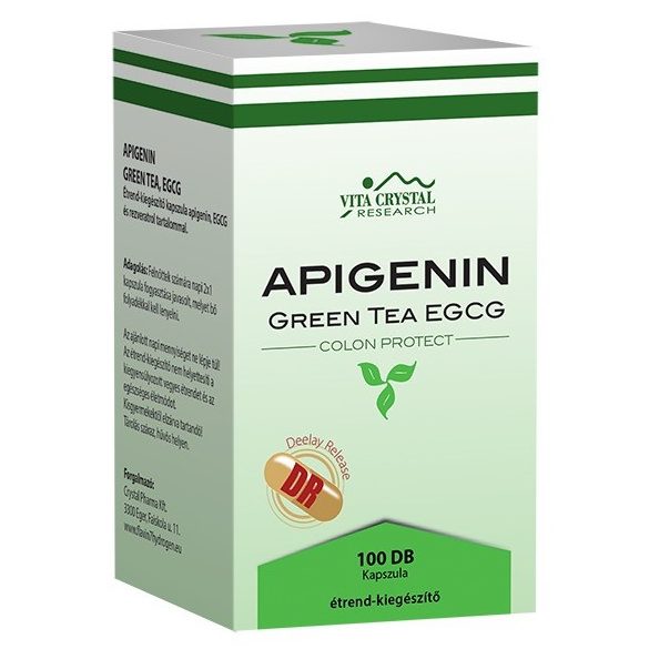 Vita Crystal Apigenin Green Tea EGCG kapszula 100db