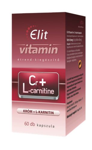 Vita Crystal E-lit vitamin - Cr+L-carnitine 60db kapsz.