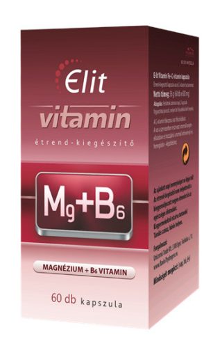 Vita Crystal E-lit vitamin - Mg+B6 60db kapsz.