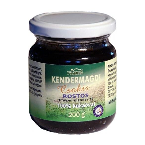 Vita Crystal Kendermagdi csokis rostos 200g