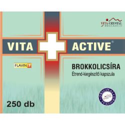 Vita Crystal Vita+Active Brokkolicsíra kapszula 250db