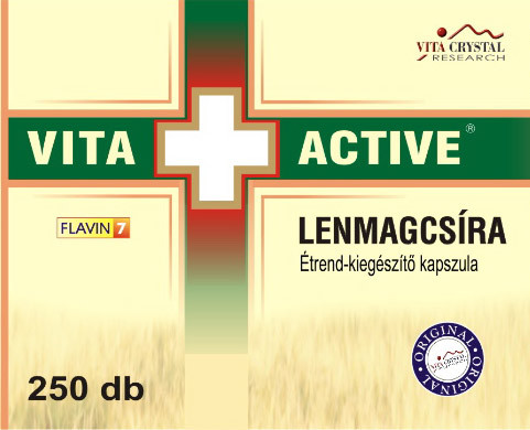 Vita Crystal Vita+Active Lenmagcsíra kapszula 250db