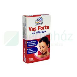1X1 Vitamin Vas Forte+C+Folsav Tabletta 28Db