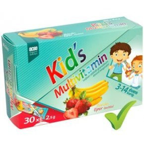 OCSO Kid's Multivitamin granulátum eper-banán ízű 30x2,5gr