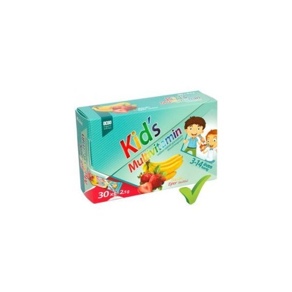 OCSO Kid's Multivitamin granulátum eper-banán ízű 30x2,5gr