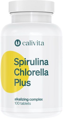 CaliVita Spirulina Chlorella PLUS tabletta Komplex lúgosító készítmény 100db