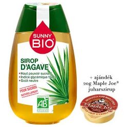 Sunny bio agave szirup 500 g + ajándék juharszirup 20 g