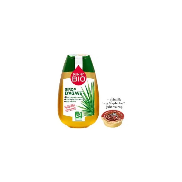 Sunny bio agave szirup 500 g + ajándék juharszirup 20 g