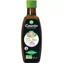 Cauvin bio fokhagymás-petrezselymes olívaolaj 250 ml