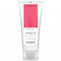 Mixgliss Kiss Wild - vízbázisú síkosító - eper (70ml)