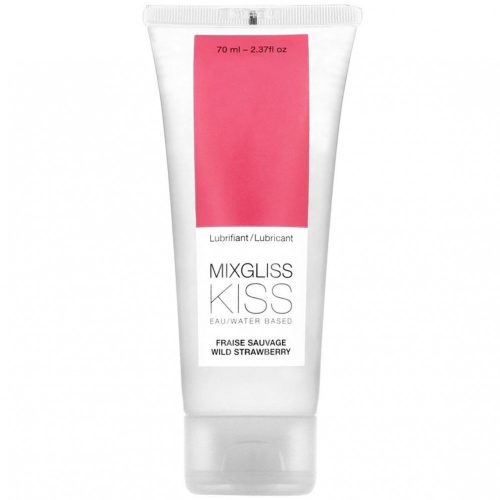 Mixgliss Kiss Wild - vízbázisú síkosító - eper (70ml)