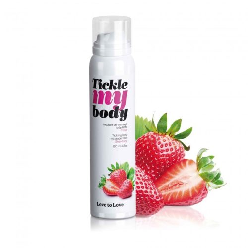 Tickle my body - masszázs hab - eper (150ml)