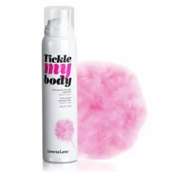 Tickle my body - masszázs hab - vattacukor (150ml)