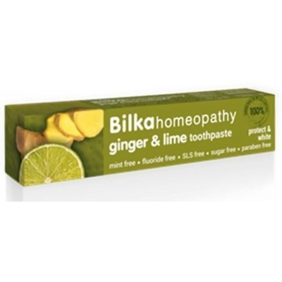 Bilka homeopátiás fogkrém gyömbér-lime fehérítő 75 ml