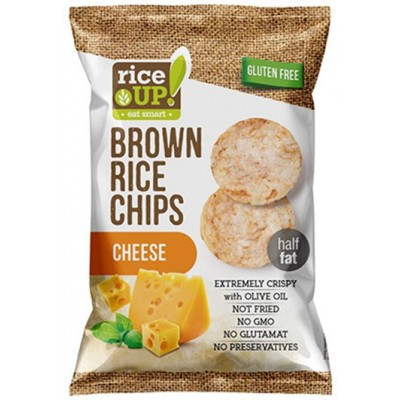 Rice Up barna rizs chips sajtos 60 g