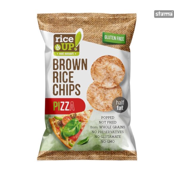 GLUTÉNMENTES RICE UP CHIPS PIZZÁS 60G