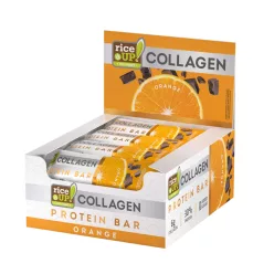 Rice Up fehérjeszelet kollagénnel narancs ízű 50 g