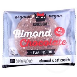   Kookie cat bio vegán gluténmentes mandulás zabkeksz, protein csoki 50 g