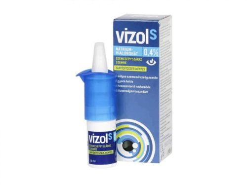 Vizol S  0,4 Oldatos Szemcsepp Száraz Szemre 10Ml