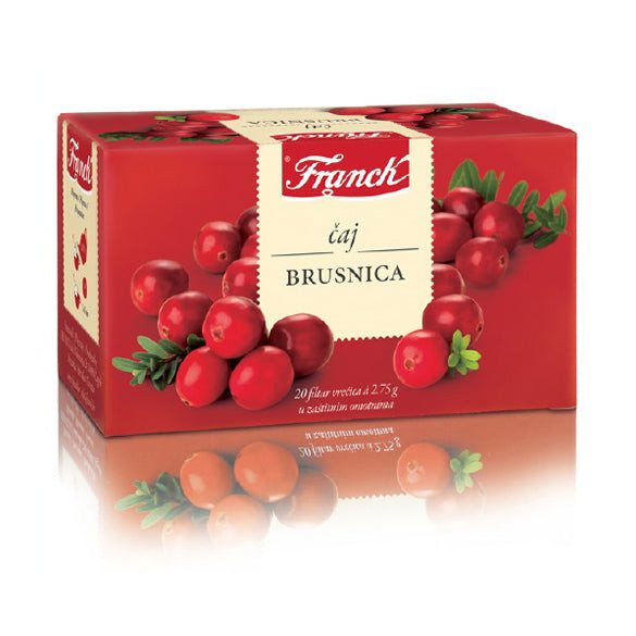 Franck tea vörös áfonya 20x2,75g 55 g