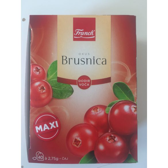 Franck tea vörös áfonya maxi 40x2,75g 110 g