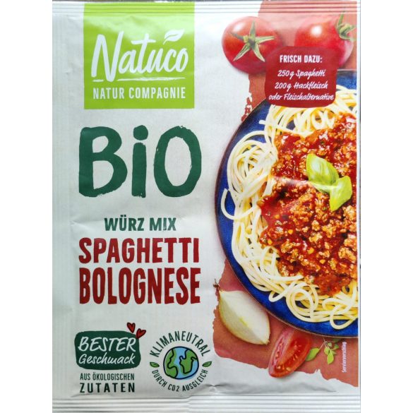 Natuco bio bolognai spaghetti alap 36 g