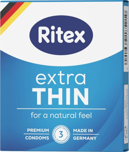 RITEX Extra Thin - vékonyfalú óvszer 3db