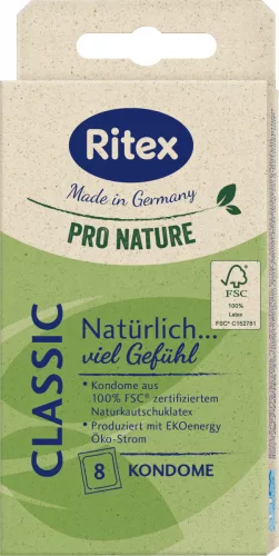 Ritex pro nature classic óvszer 8 db