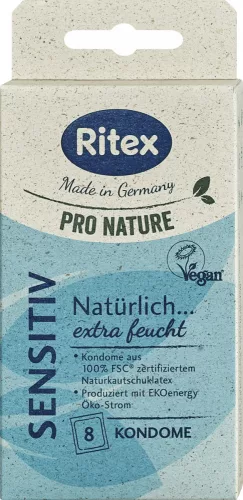 Ritex pro nature sensitiv óvszer 8 db