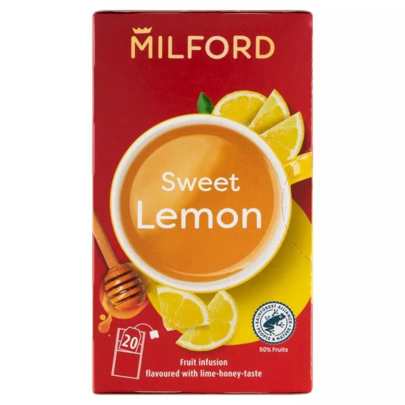 Milford citrom-méz ízű gyümölcstea 20x2,25g 45 g