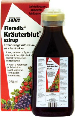 Salus floradix krauterblut szirup 250 ml