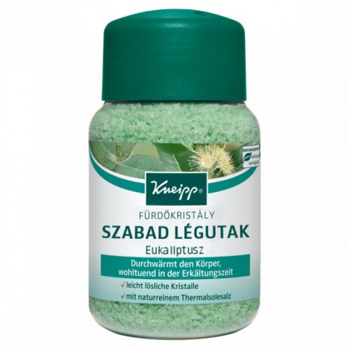 Kneipp fürdőkristály szabad légutak fürdőkristály eukaliptus 500 g