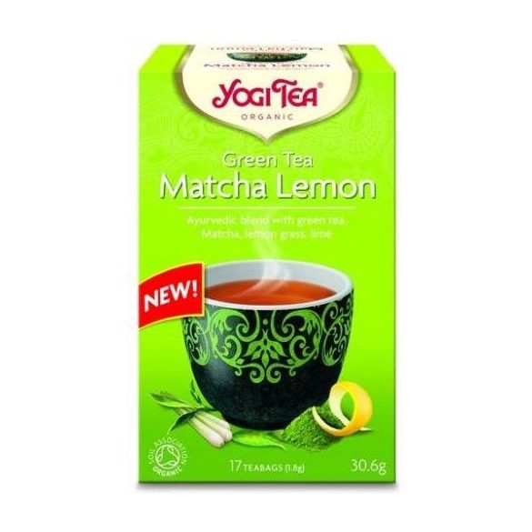 Yogi bio tea zöld matcha-citrom 17x1,8g 30 g