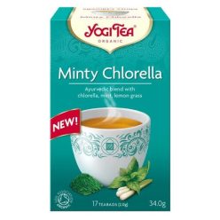 Yogi bio tea mentás tea chlorella algával 17 db 34 g