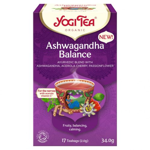 Yogi bio tea ashwagandha egyensúly 17x2g 34 g