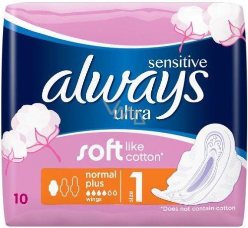 Always Ultra Sensitive Normal Plus 10  