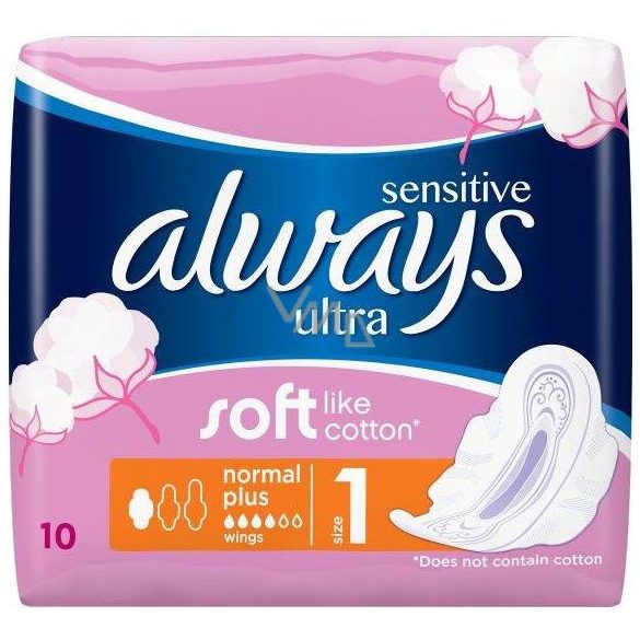 Always Ultra Sensitive Normal Plus 10  