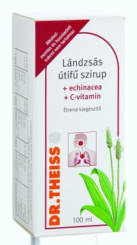 Dr.theiss lándzsás útifű+echinacea+c-vit folyékony-étrendkiegészítő 100 ml