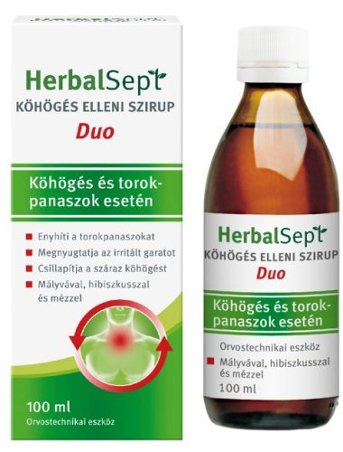 Herbalsept köhögés elleni szirup duo 100 ml