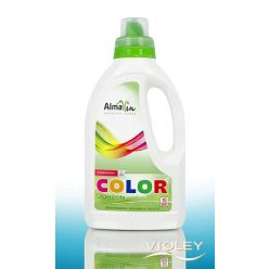   AlmaWin COLOR Folyékony mosószer koncentrátum színes ruhákhoz hársfavirág kivonattal - 10 mosásra 750ml