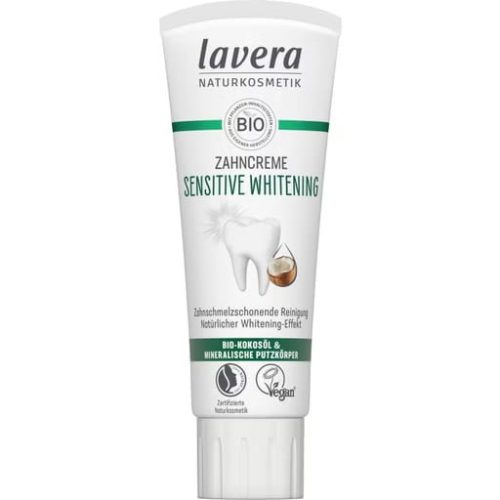 Lavera basis sensitive bio fogkrém whitening bambusz-fluorid 75 ml