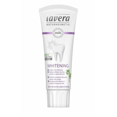 Lavera basis sensitive bio fogkrém whitening bambusz-fluorid 75 ml