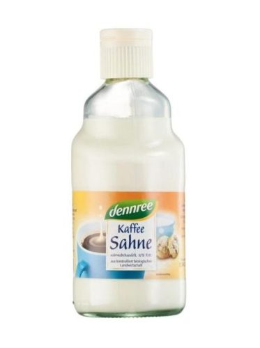 Dennree bio kávé- és teatejszín 165 g