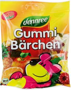 Dennree bio gumicukor gumimacis 100 g