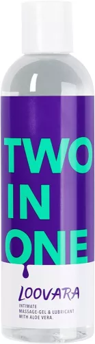 Loovara TwoInOne 2in1 - síkosító és masszázsgél (250ml)