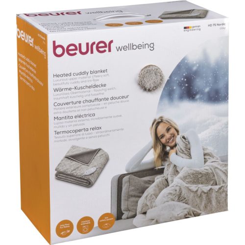 Beurer HD 75 Nordic Taupe Melegítő takaró