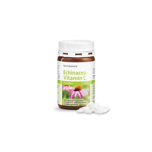 Echinacea + C-vitamin S.Bernhard 200 db pasztilla ÚJ!